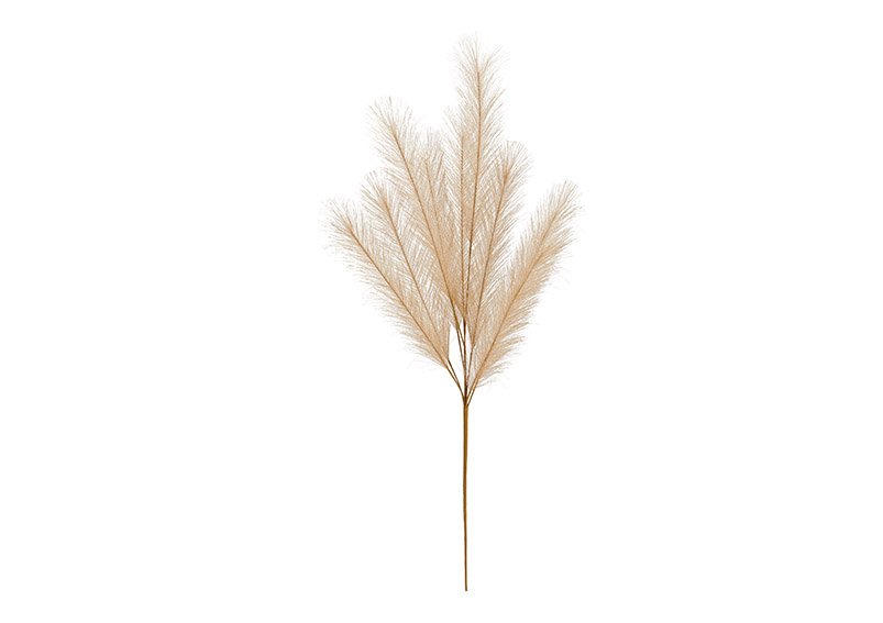 Plastic pampas grass beige (h) 91cm