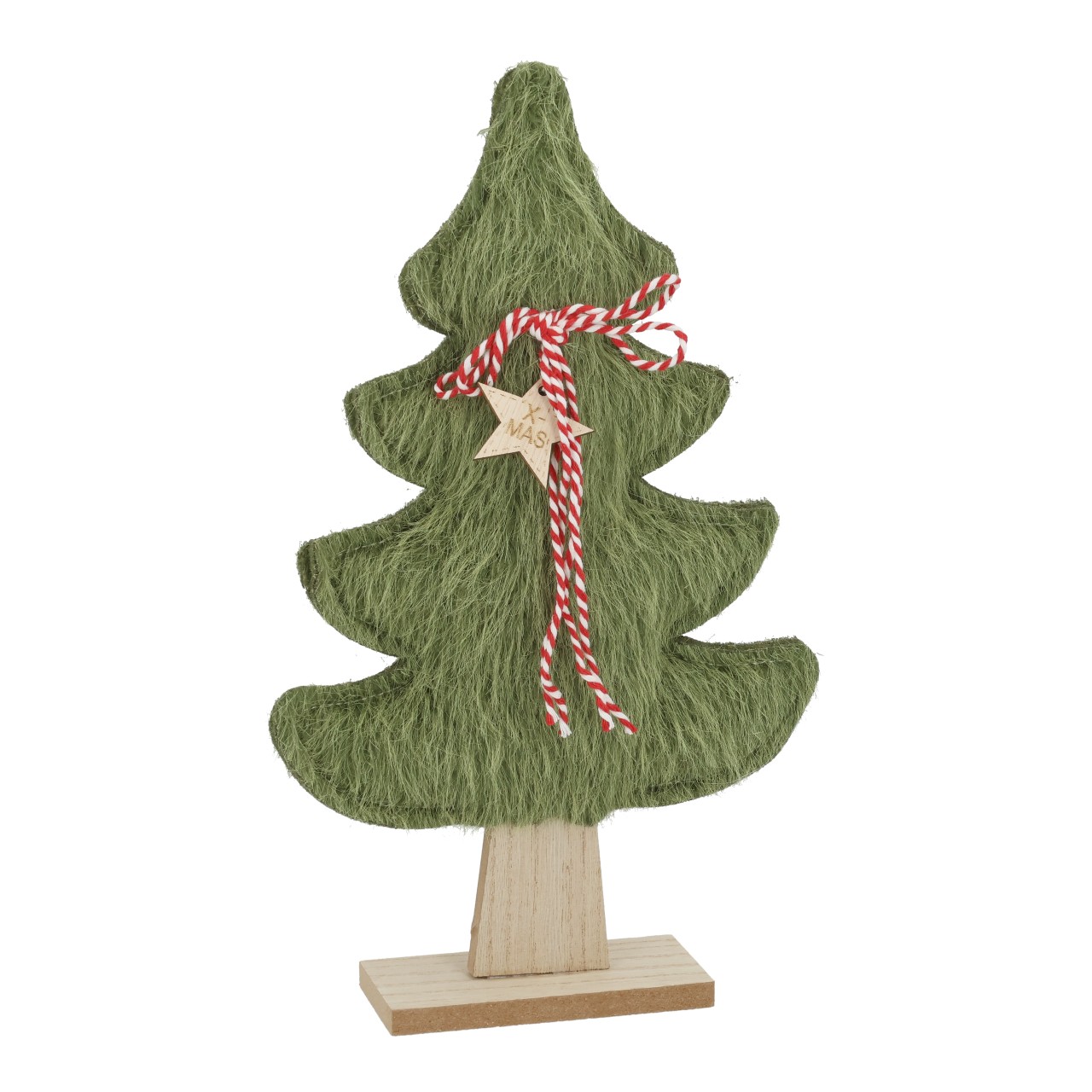 Kunstbaum, Kiefer, Grüner Dekobaum, Weihnachtsdeko, Holzständer