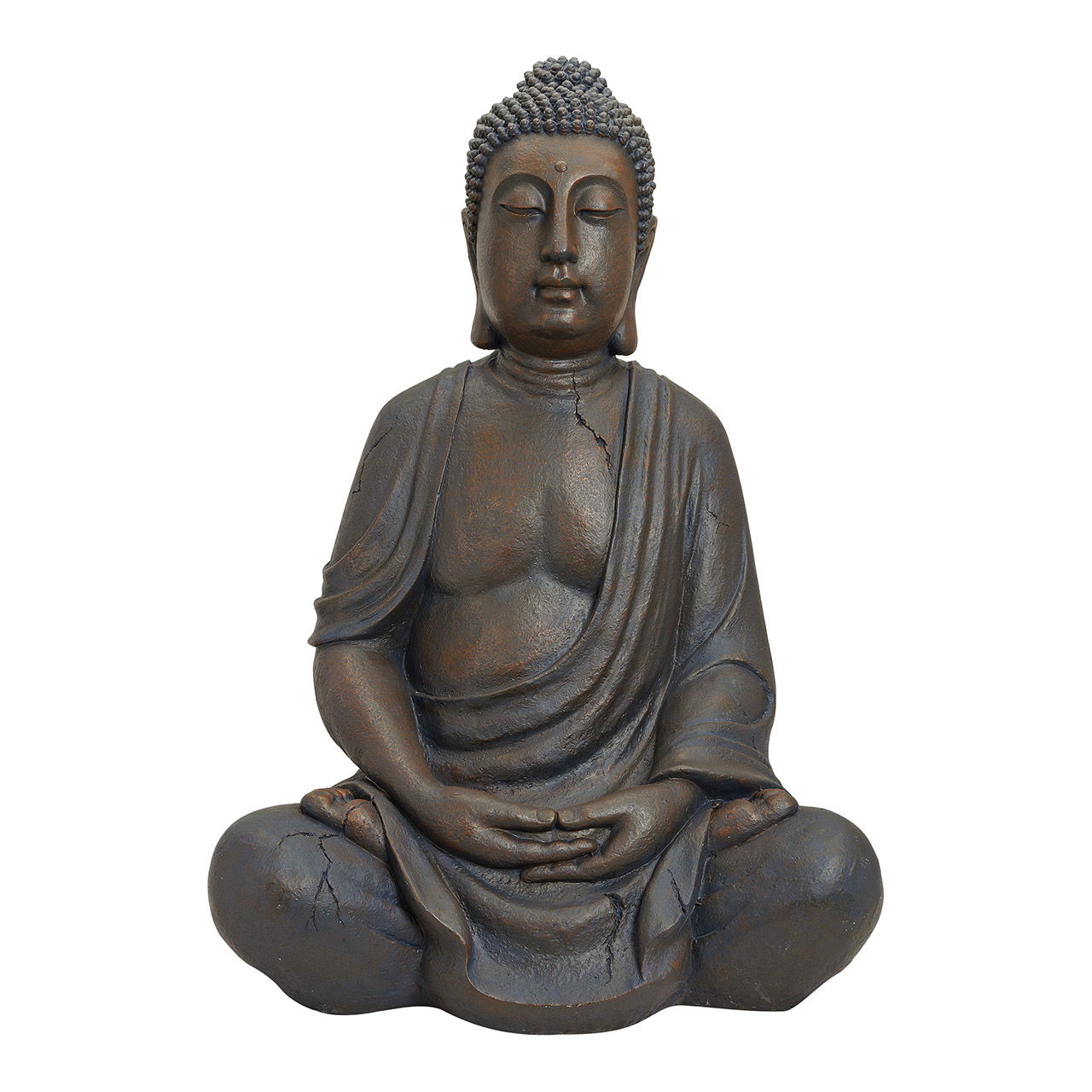 Buddha in polietilene, L70 x P51 x H100 cm