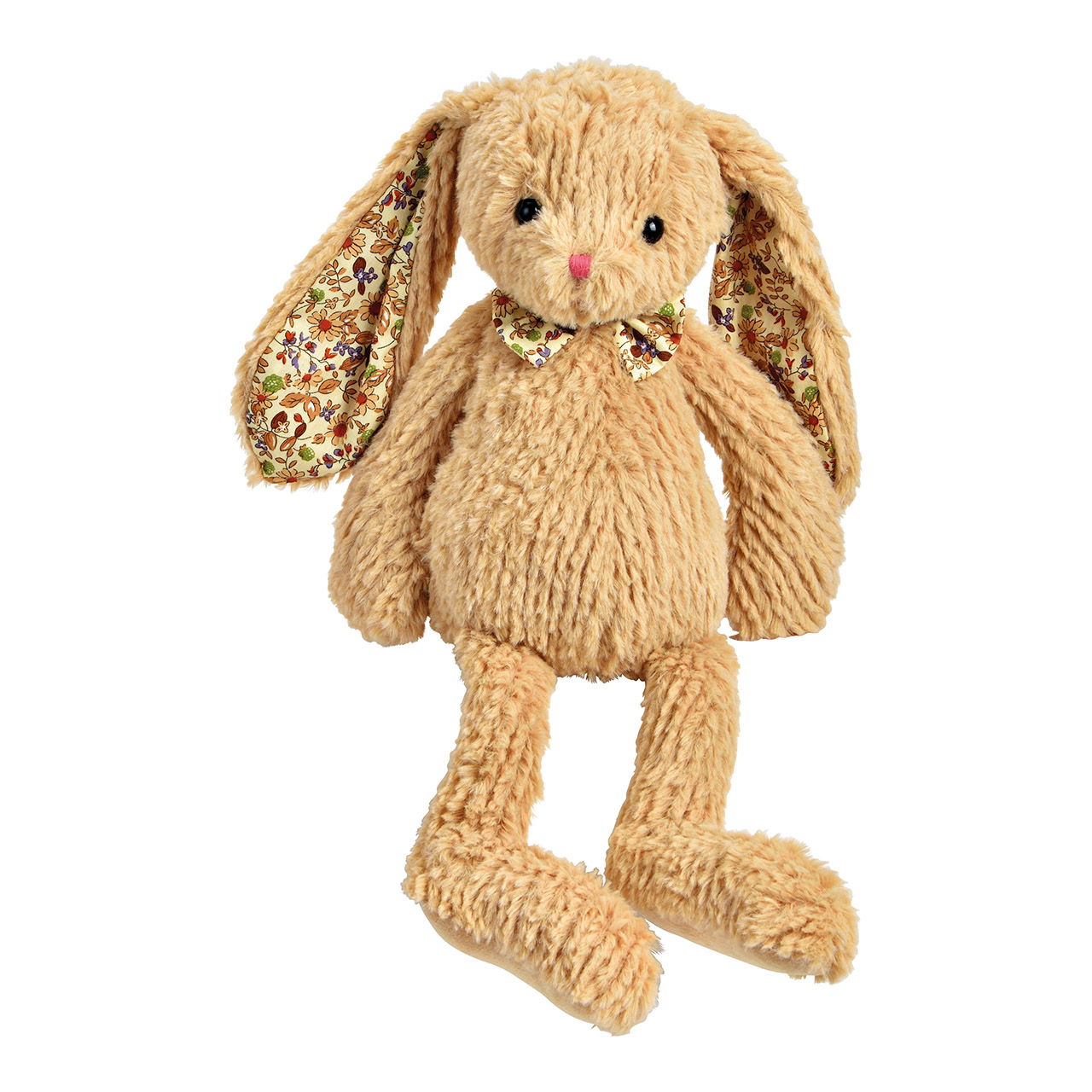 Lapin en peluche marron (L/H/P) 18x23x18cm