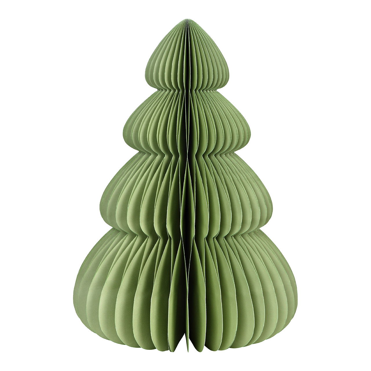 Tannenbaum Honeycomb aus Papier/Pappe, Grün (B/H/T) 35x50x35cm Kissen, Dekoration für Zuhause, Blatt, Papier, Kunst