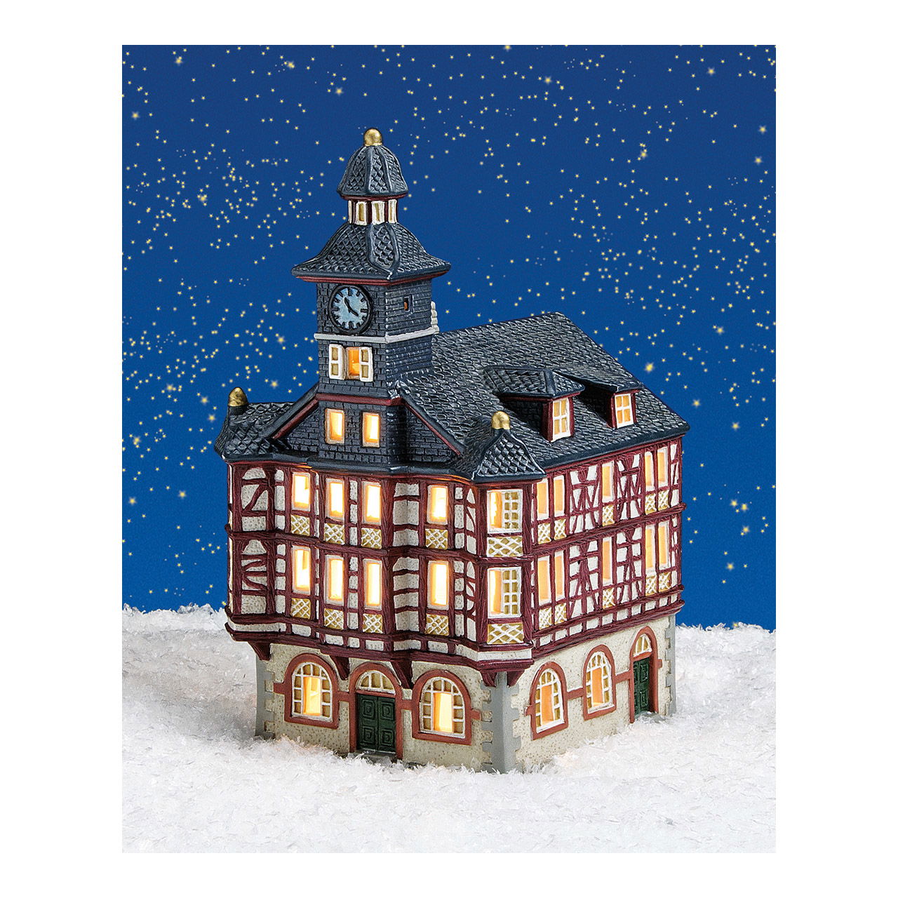 Wurm Lichthaus Rathaus Heppenheim aus Porzellan, Bunt (B/H/T) 13x2214cm Wurm Lichthaus Rathaus Heppenheim aus Porzellan, Bunt (B/H/T) 13x2214cm