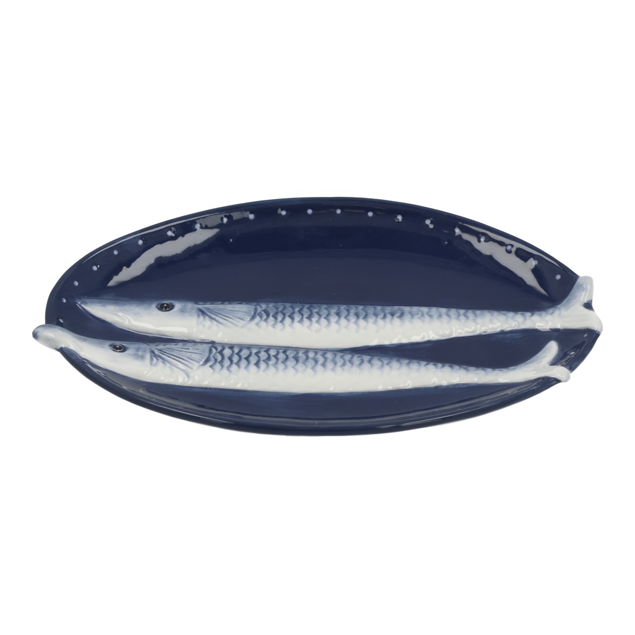 fisch, thunfisch, platte, dekorationsartikel, zweier-packung