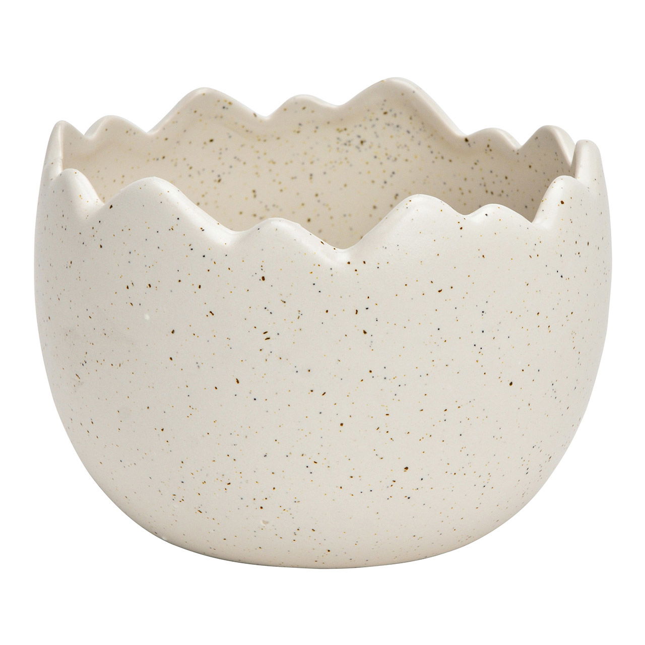 Bol œuf en porcelaine blanche (L/H/P) 10x7x10cm Kunst, Porzellan, Töpferei, Schüssel, Suppenschüssel