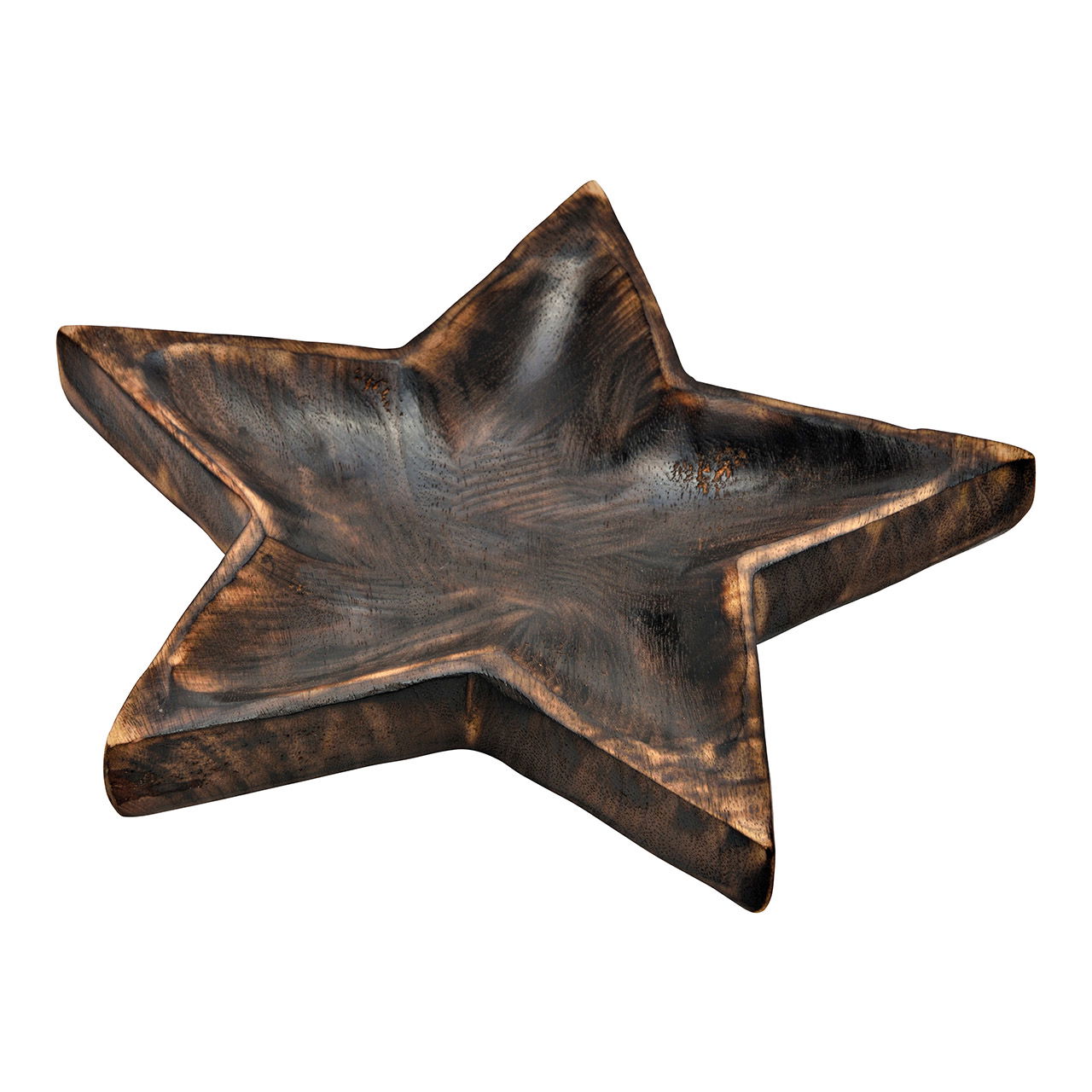 Ciotola decorativa a stella in legno di mango marrone (L/H/D) 25x4x25cm Ciotola decorativa a stella in legno di mango marrone (L/H/D) 25x4x25cm