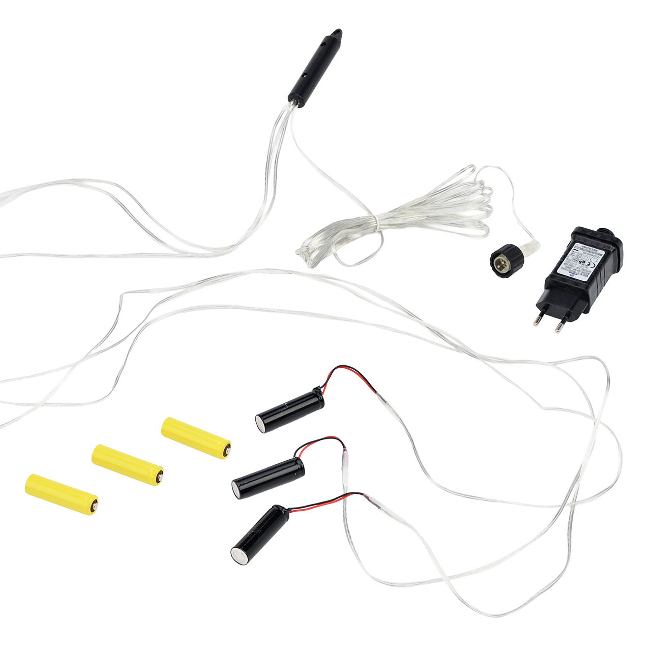 AA-Batterie Eliminator, Batterie Eliminator, Lead-Kabel, 4M Leadkabel, Inklusive zwei AA