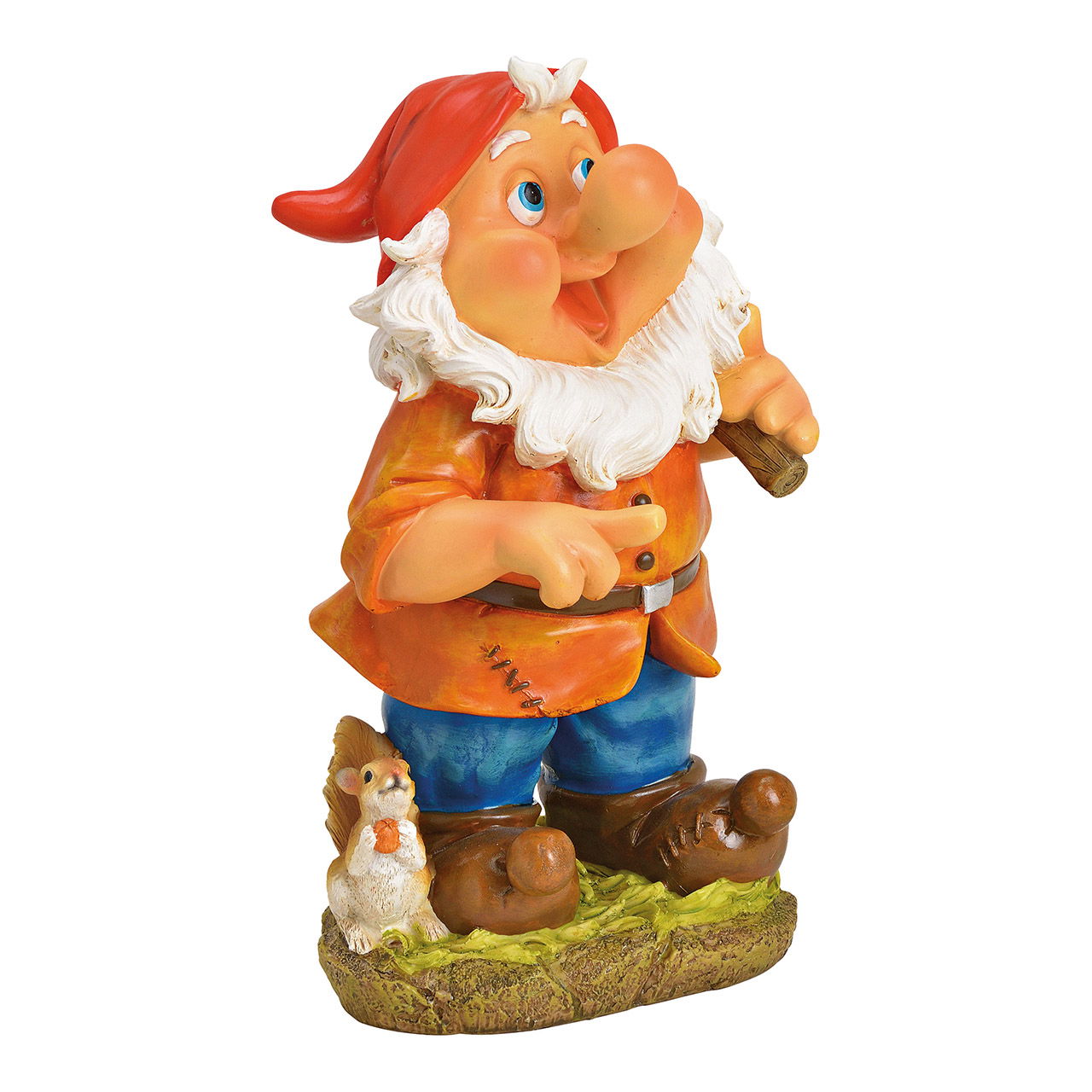 Poly garden gnome Colorful (W/H/D) 16x28x14cm