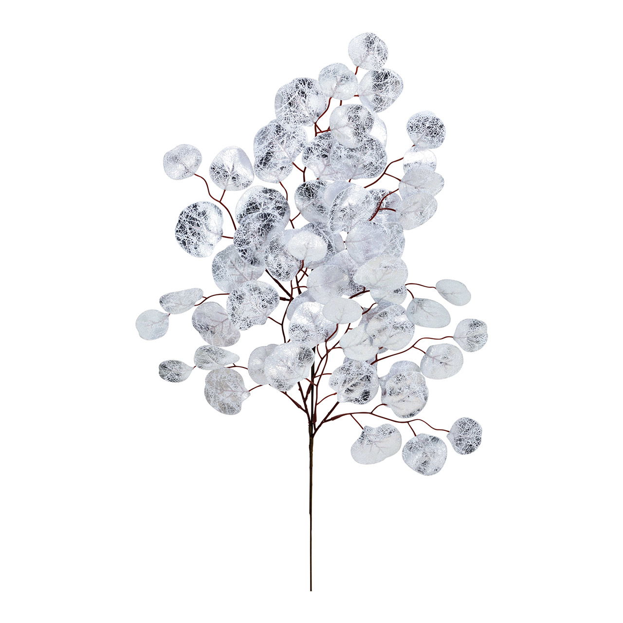 Silver plastic branch (W/H) 38x72cm