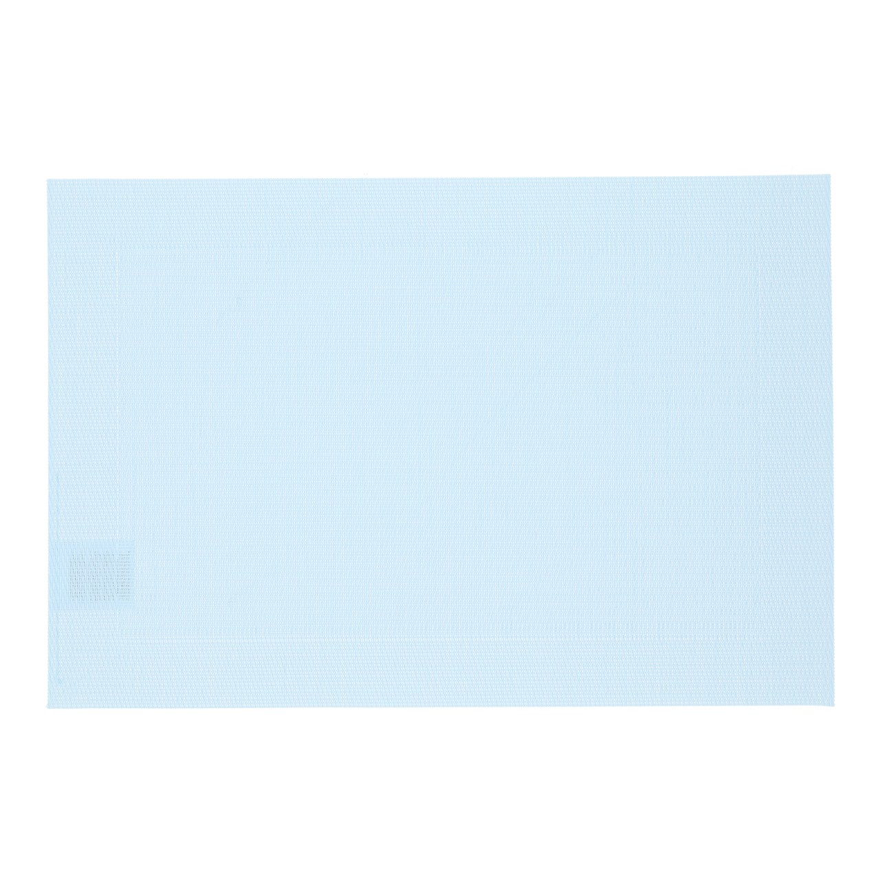 Tischset, Hellblau, Gewebt, Rechteckig, Textil