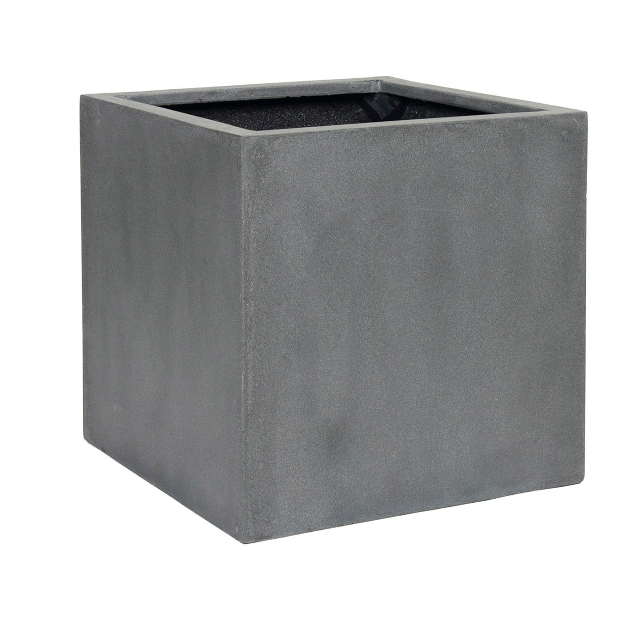 Vaso da fiori in Fiberstone grigio (L/H/D) 50x50x50cm