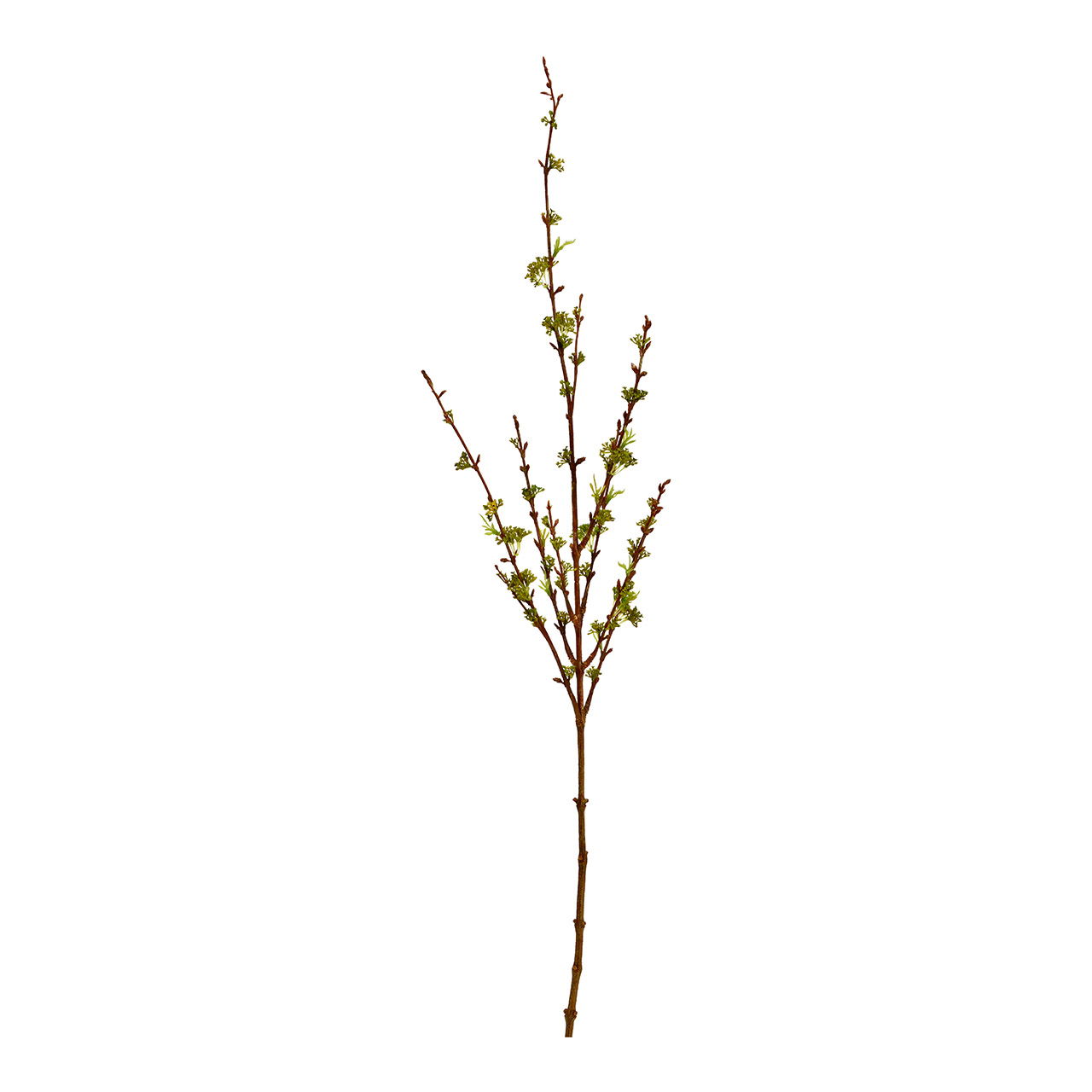 Artificial viburnum flower made of plastic, green (H) 105cm