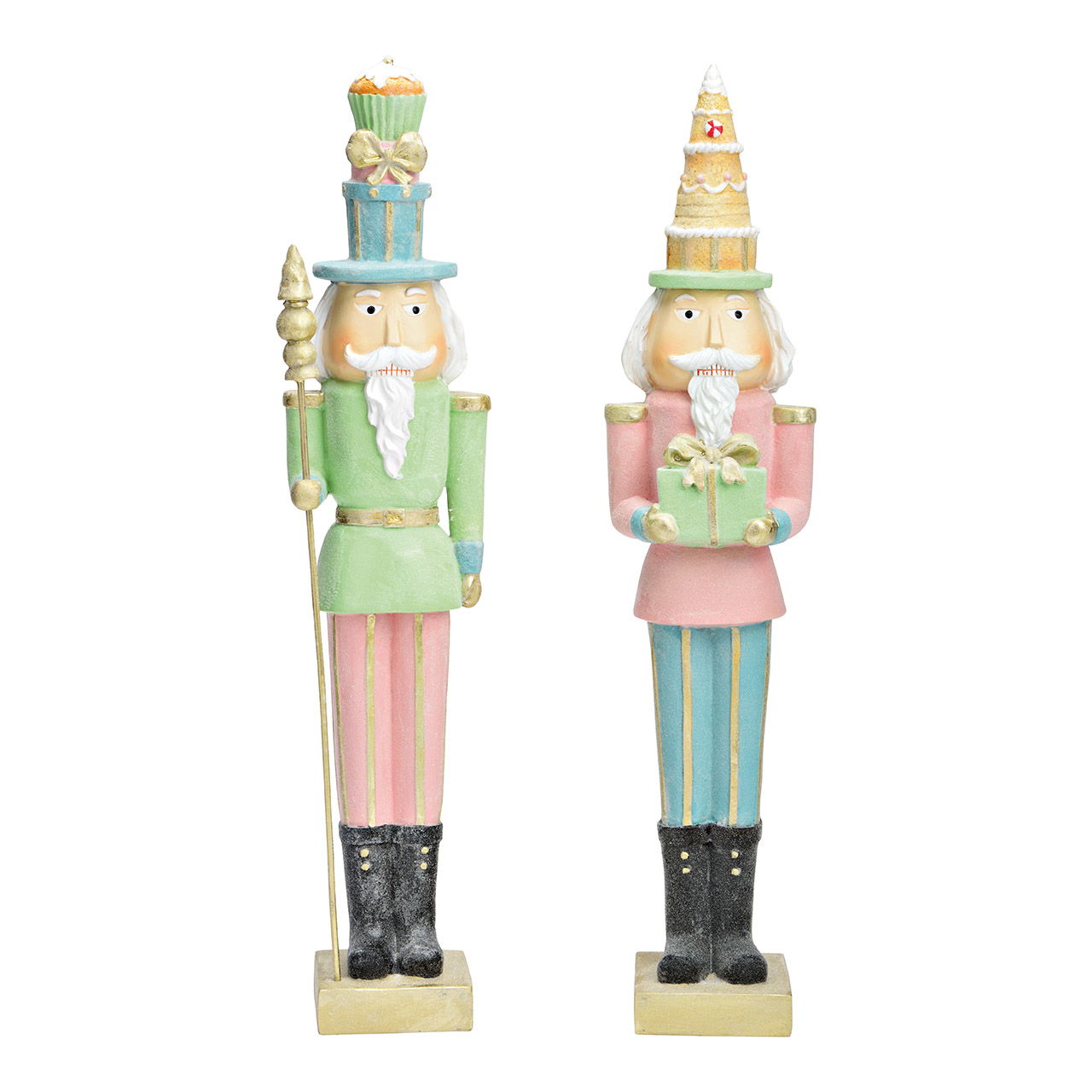 Casse-noix en poly bleu, vert, rose 2 fois, (L/H/P) 8x42x7cm Casse-noix en poly bleu, vert, rose 2 fois, (L/H/P) 8x42x7cm