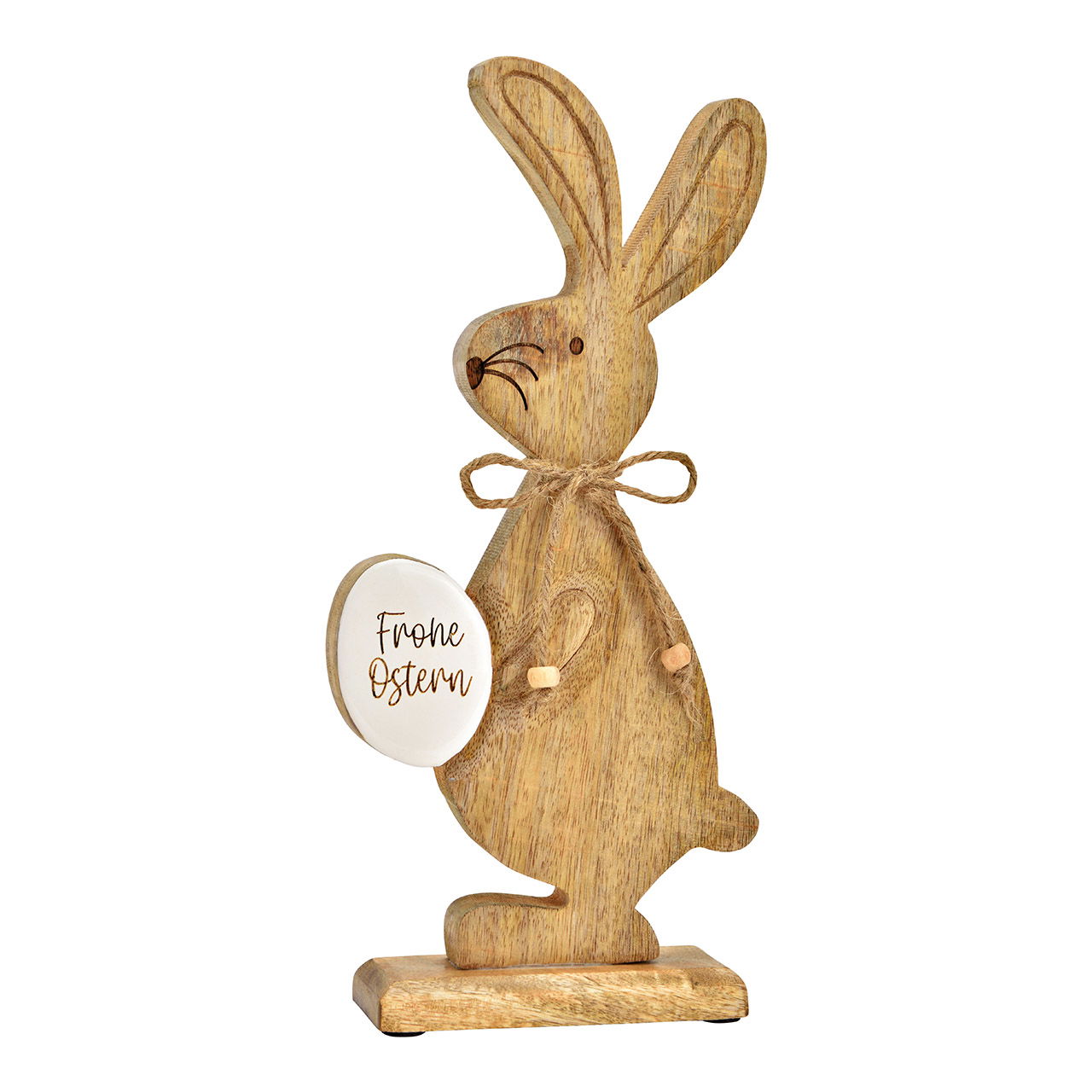 Aufsteller Hase mit Osterei  Aufsteller Hase mit Osterei