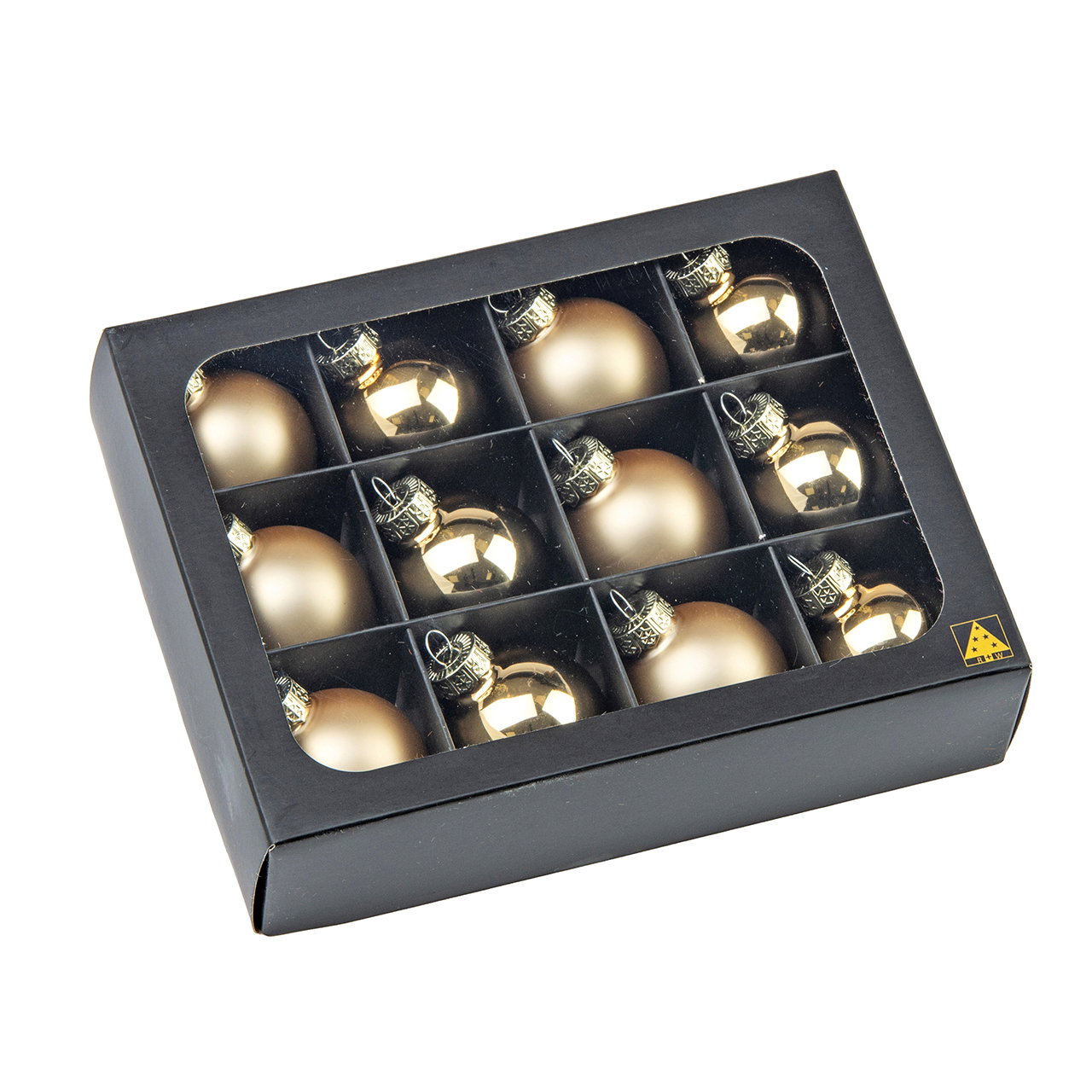 Weihnachtskugeln, Schmuckkugeln, Glaskugeln, Silberfarben, Inneneinlage