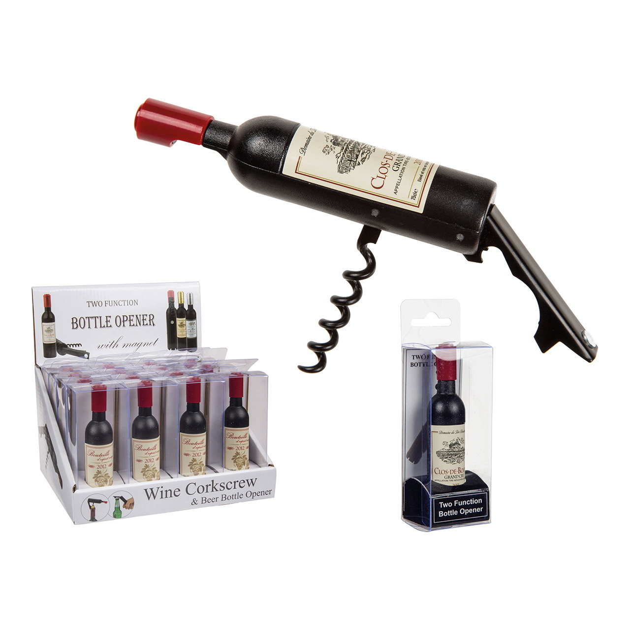 Weinflasche Öffner, Flaschenöffner, Korkenzieher, Werkzeugset, Weinaccessoire