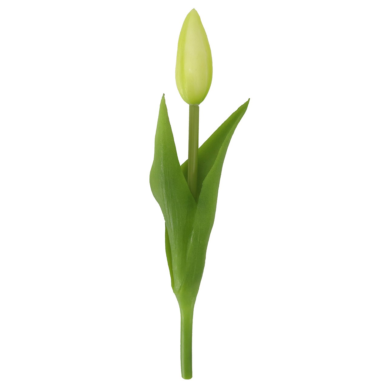 Tulipán con pequeña cabeza de flor de plástico, colorido (A/A/P) 4x19x4cm Blume, Pflanze, Blatt, Tulpe