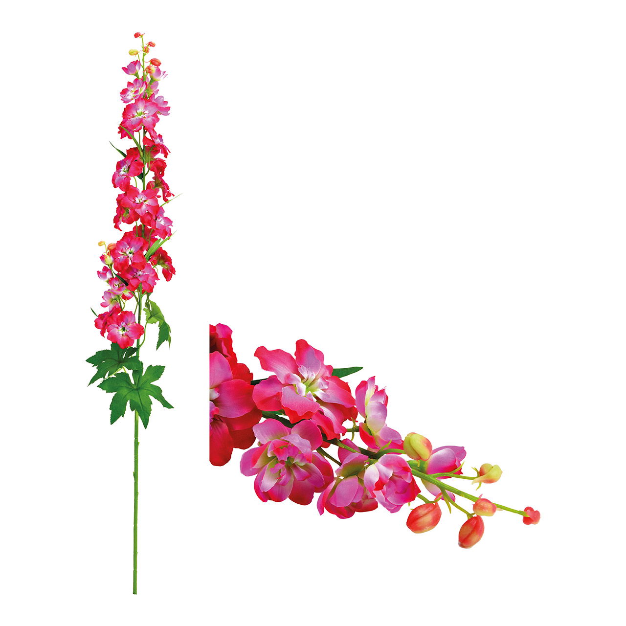 Delphinium de plástico flor artificial belleza (H) 100cm