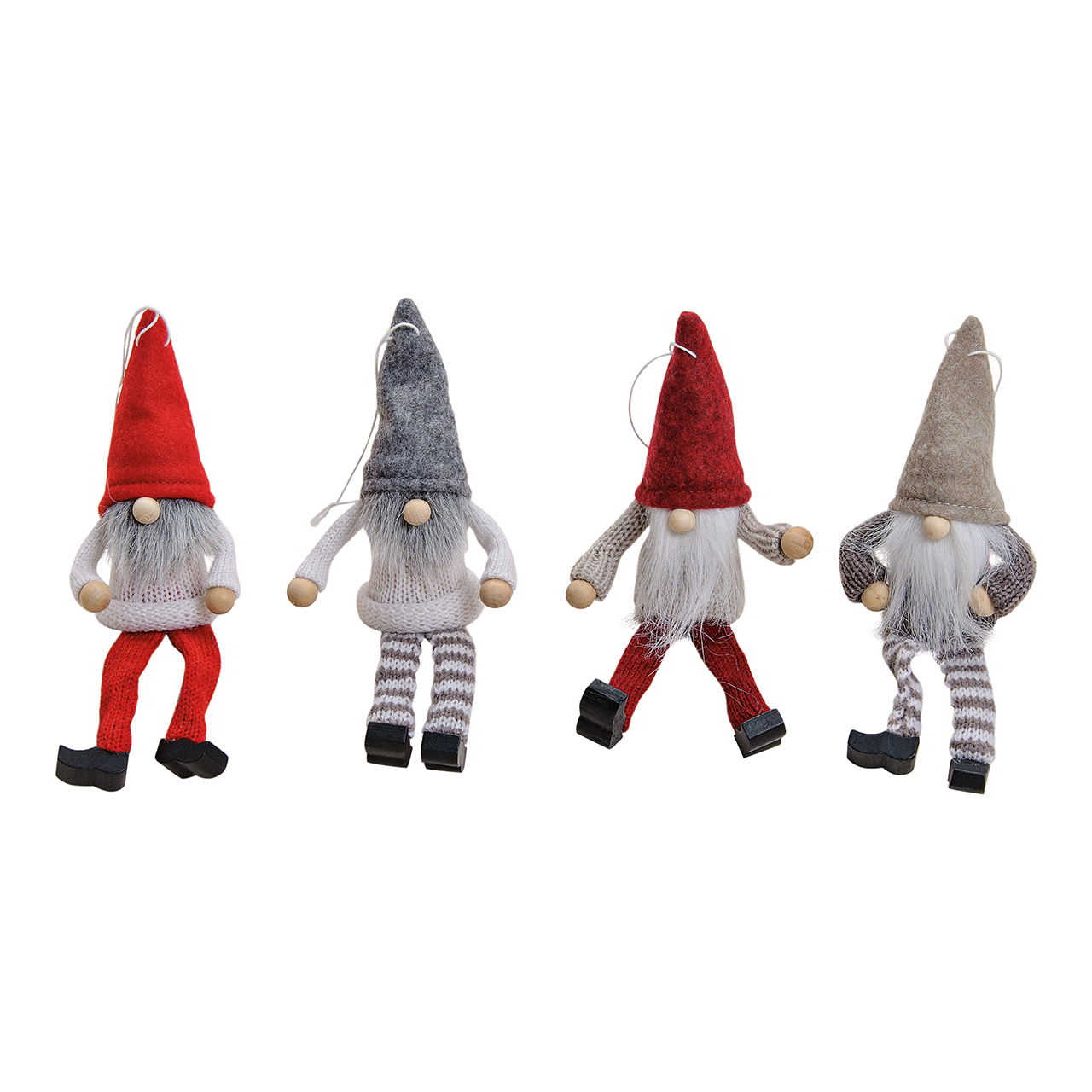 Santa Claus edge stool made of felt/wood, 4 assorted. (W/H/D) 5x18x5 cm Santa Claus edge stool made of felt/wood, 4 assorted. (W/H/D) 5x18x5 cm