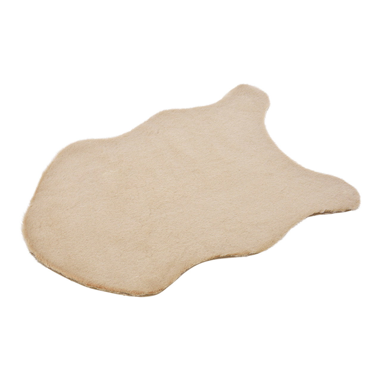 Kunstfell kurz aus Polyester Beige (B/H/T) 90x60x2 cm Kunstfell kurz aus Polyester Beige (B/H/T) 90x60x2 cm