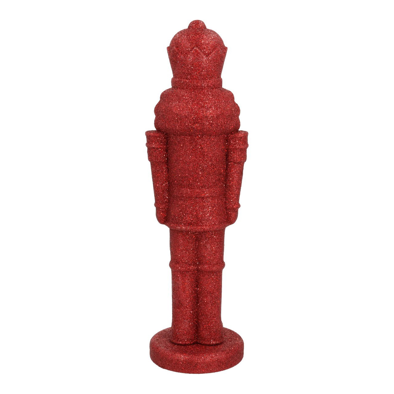 Glitterende plastic notenkraker rood (B/H/D) 15x51x14cm Spielzeug