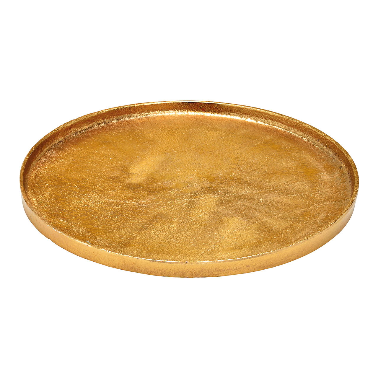 Plate metal gold (W/H/D) 25x1,5x25cm