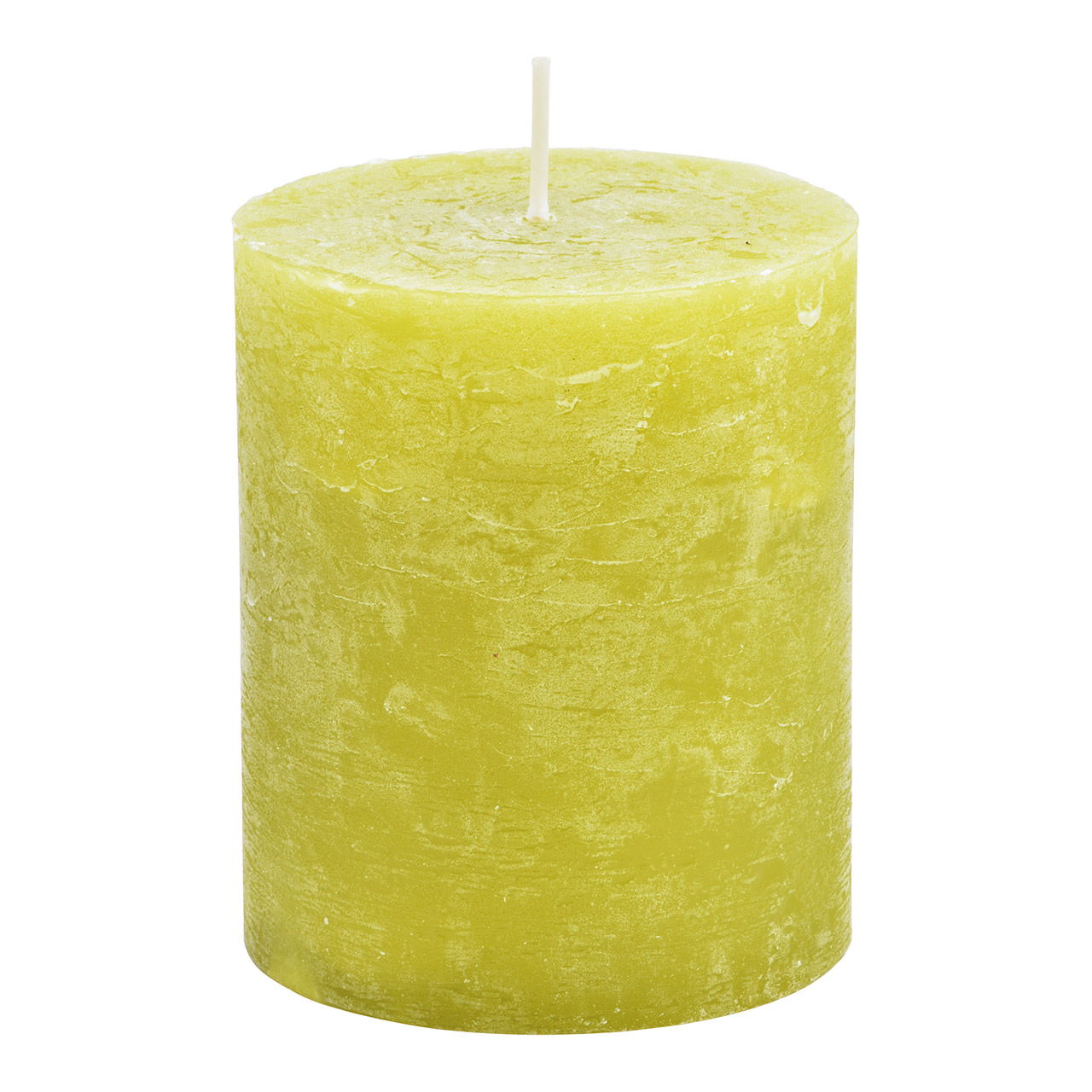 Vela 10x12x10cm cera oliva verde claro Vela 10x12x10cm cera oliva verde claro