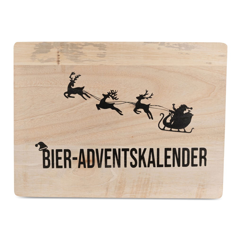 Planche de siège pour caisse de bière avec phrase de bière, bois, 40x30x3cm, 1 pc, naturel Holz, Person