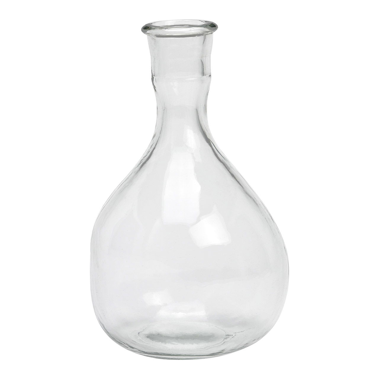 Vase aus Glas Transparent (B/H/T) 14x24x14cm