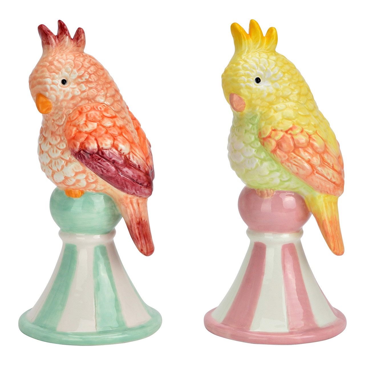 Figur, Papagei, Vogel, Keramik, Stand