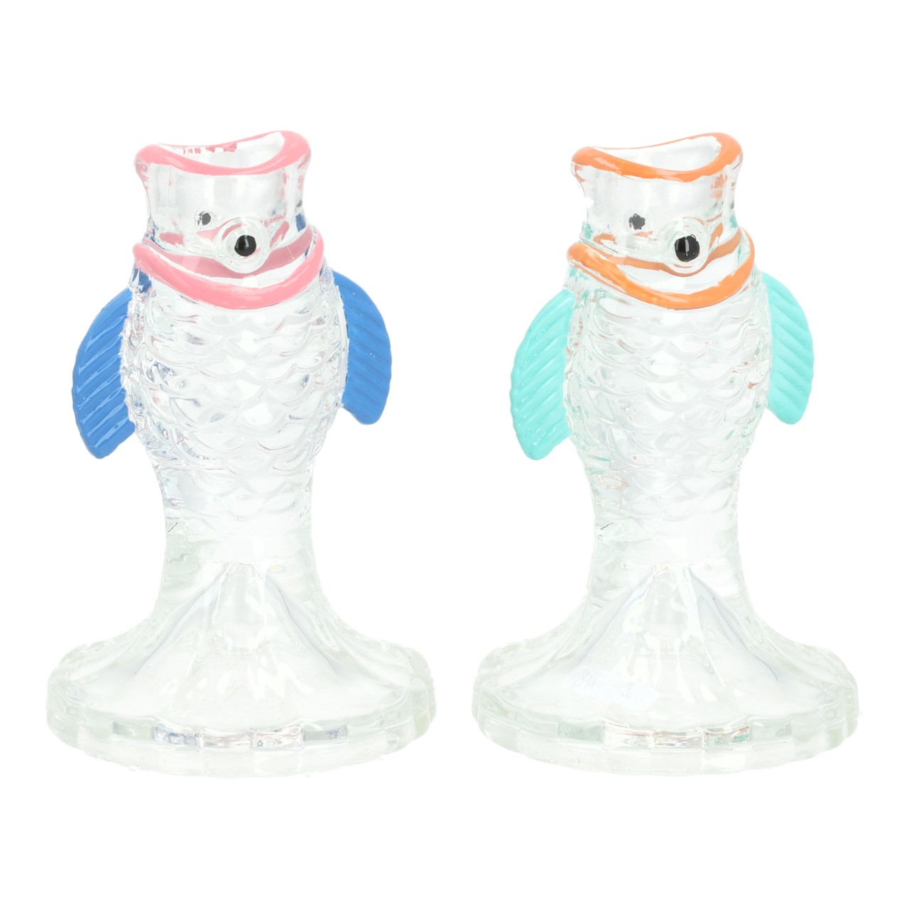 Glasfigur, Fisch, Windlicht, 透明, Dekoration