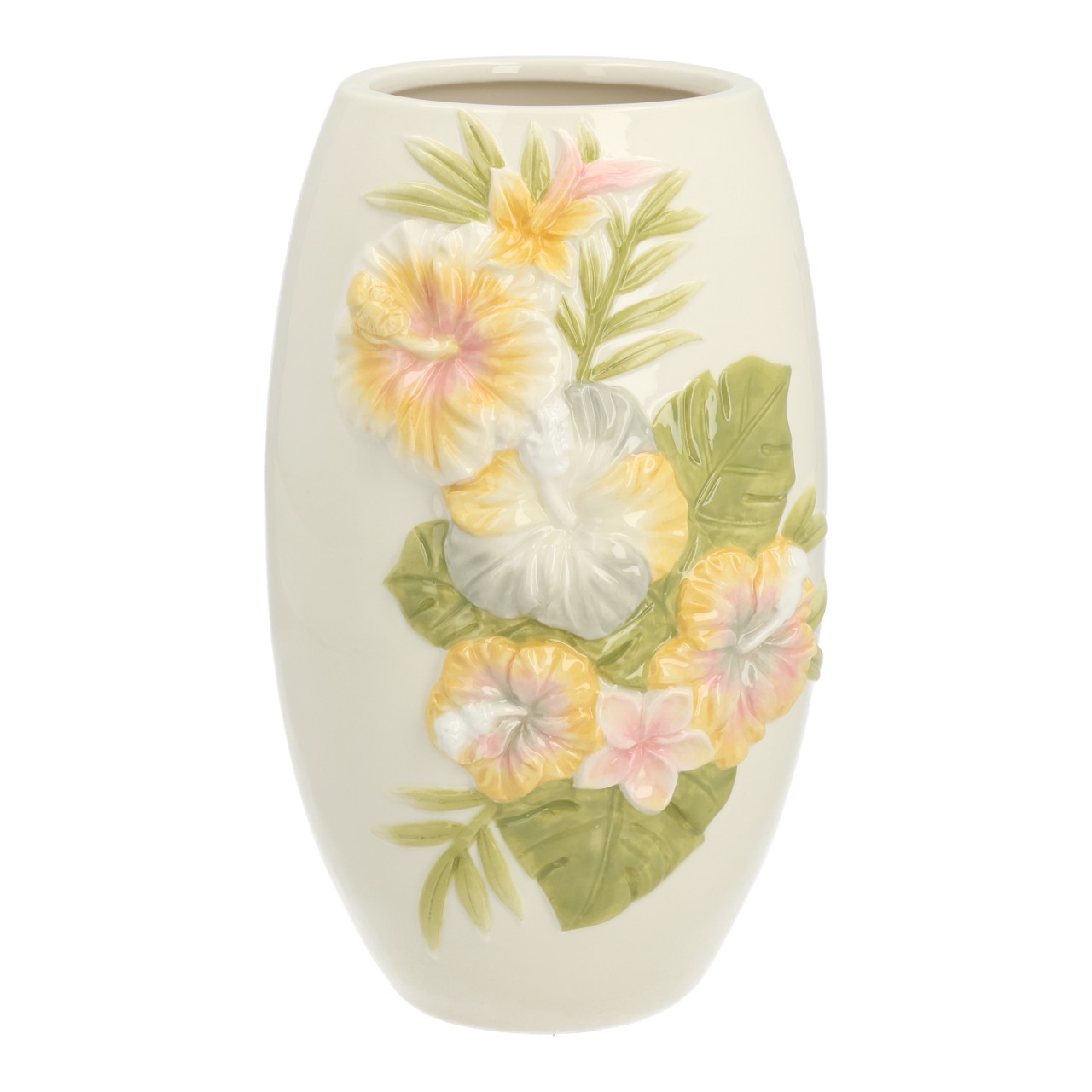 Vase, Porzellan, Blumenmuster, Floral, Blumenauflage?
