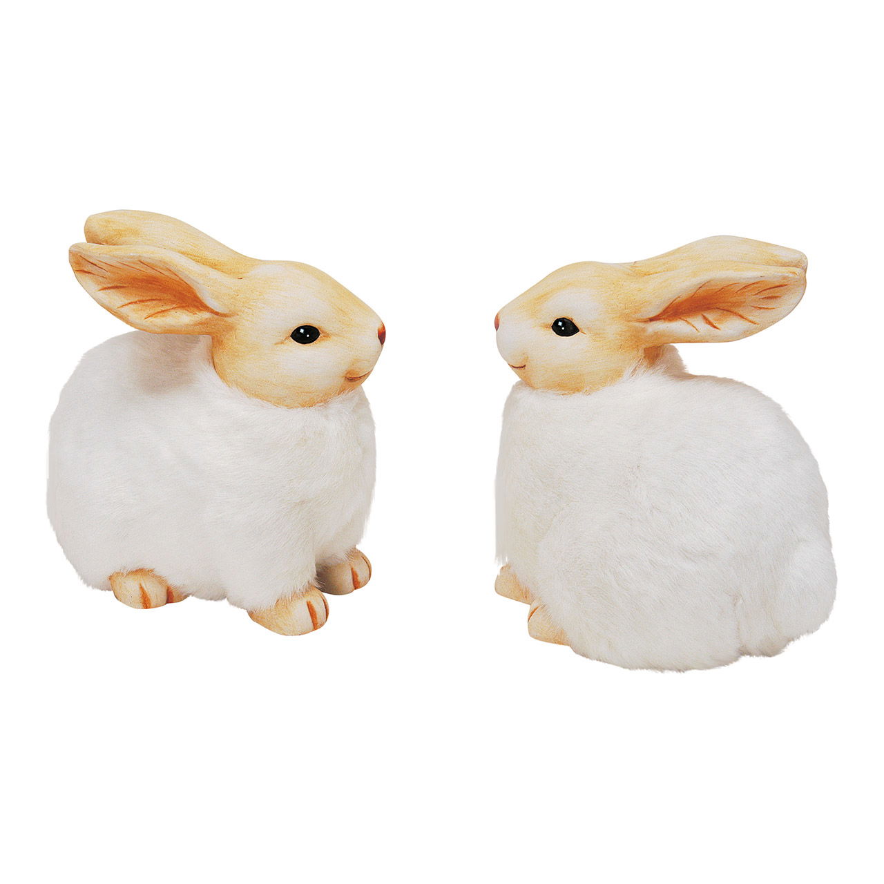 Hase aus Ton/Kunstfaser, B25 x T16 x H21 cm Hase aus Ton/Kunstfaser, B25 x T16 x H21 cm