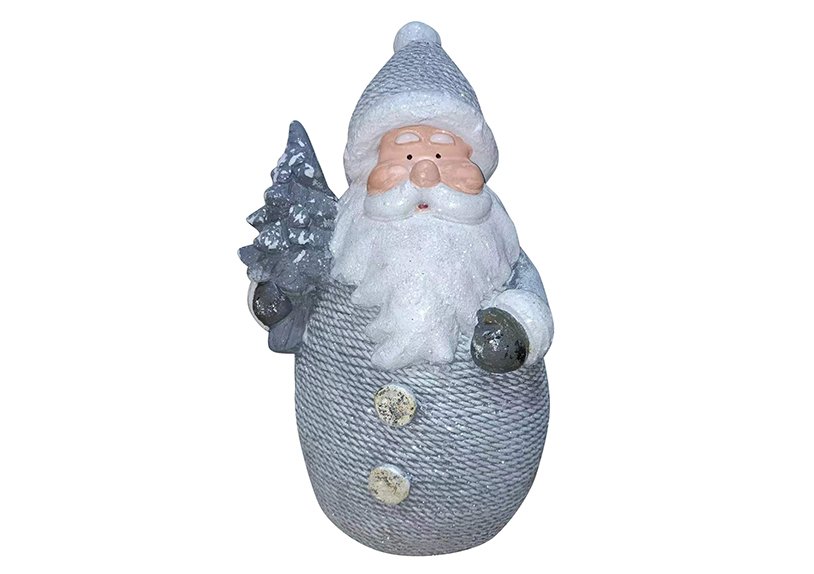Magnesia Santa Claus gray (W/H/D) 25x40x18cm