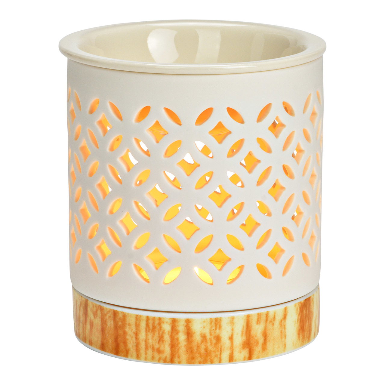 Lampada profumata in porcellana, bianca (L/H/D) 9x11x9cm Lampada profumata in porcellana, bianca (L/H/D) 9x11x9cm