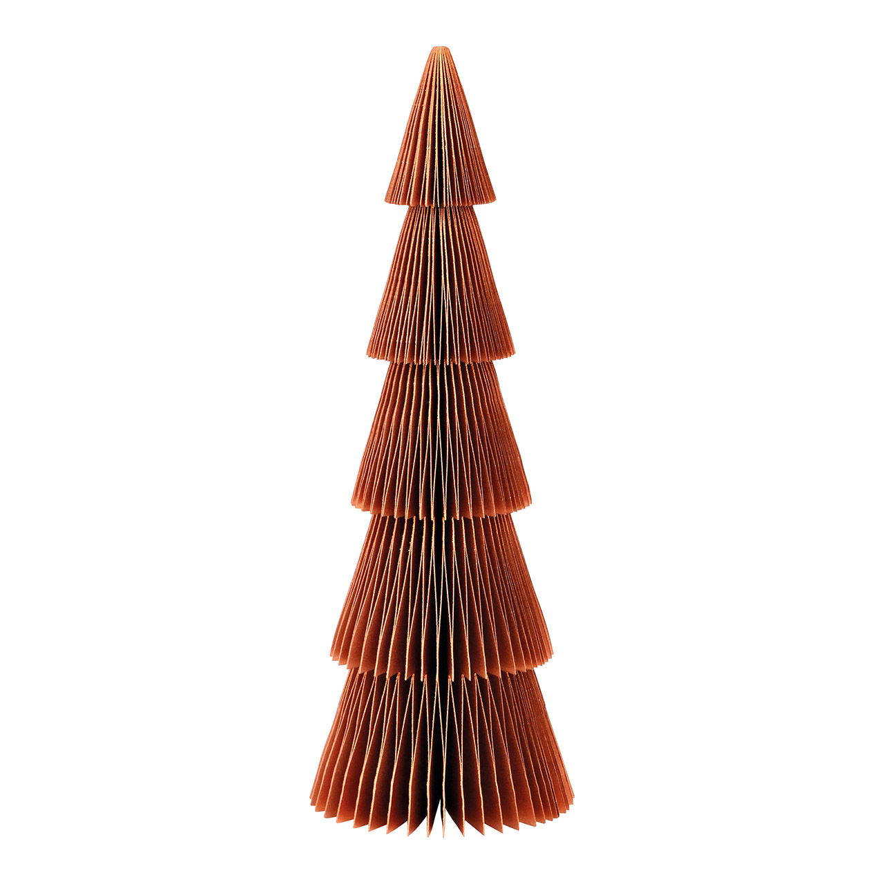 Aufsteller Tannenbaum Honeycomb aus Papier/Pappe braun (B/H/T) 10x30x10cm