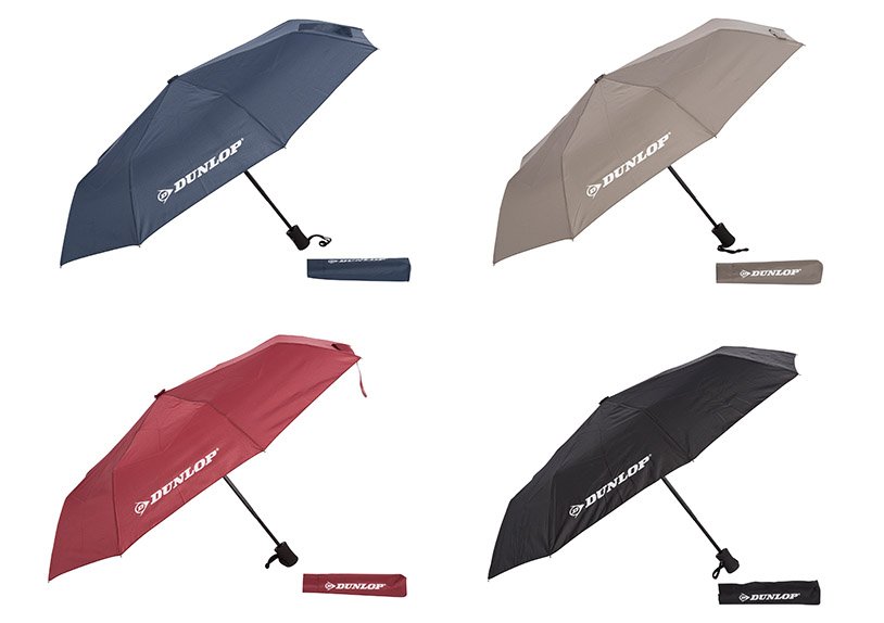 Paraplu, kunststof 4-voudig, (B/H/D) 29x6x6cm