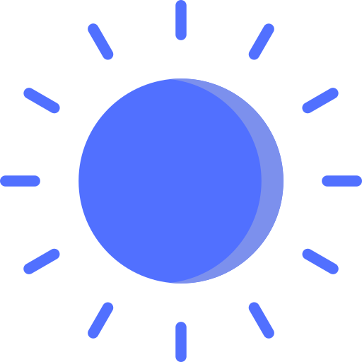 abstract, sonne, radial, blau, kreis