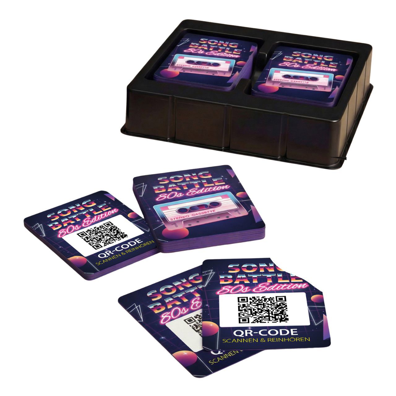 80er-Edition, Kassette, Song Battle, Stereo-Kassette, mit 300 Songkarten