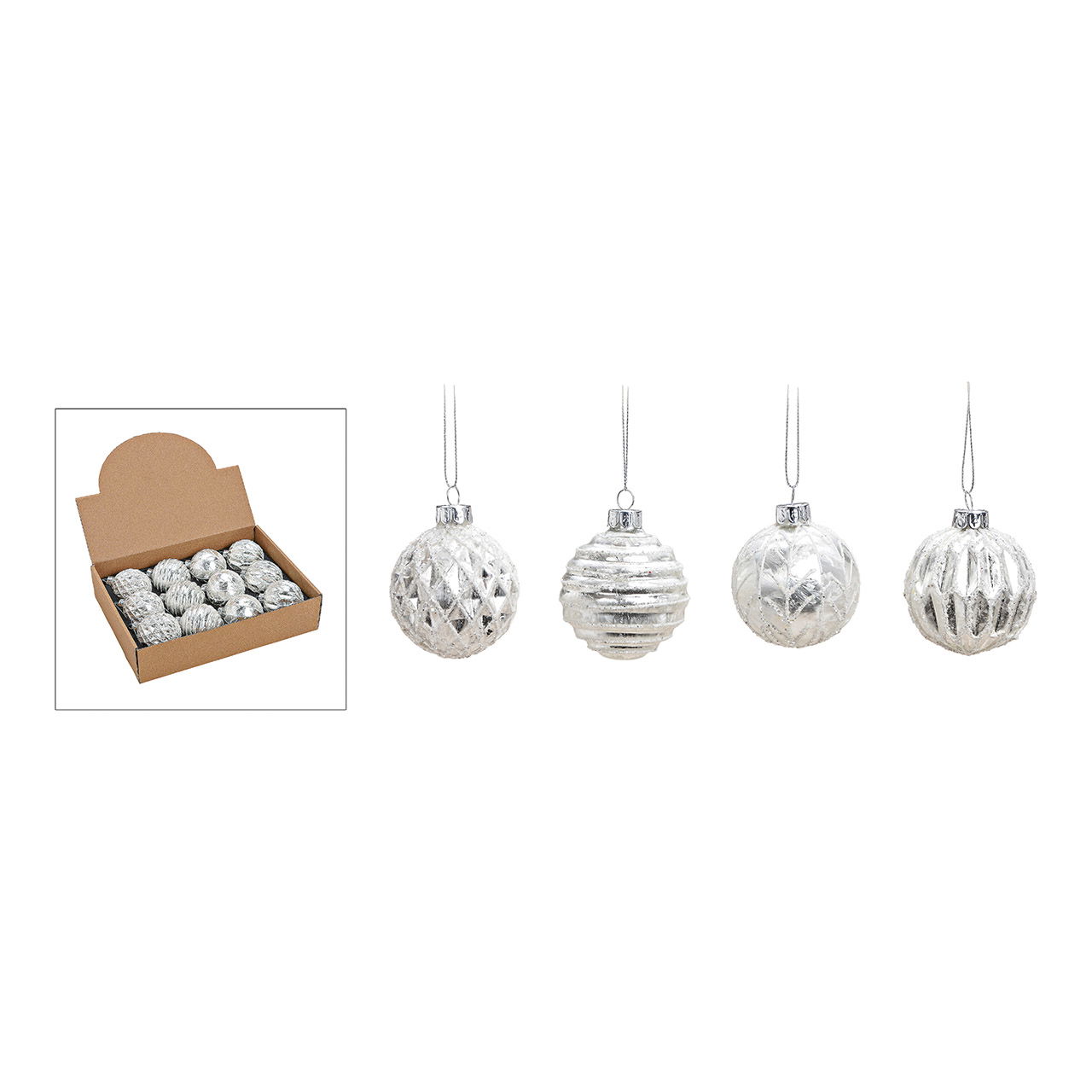 Zubehor, Ohrring, Schmuck, Silber, Kiste