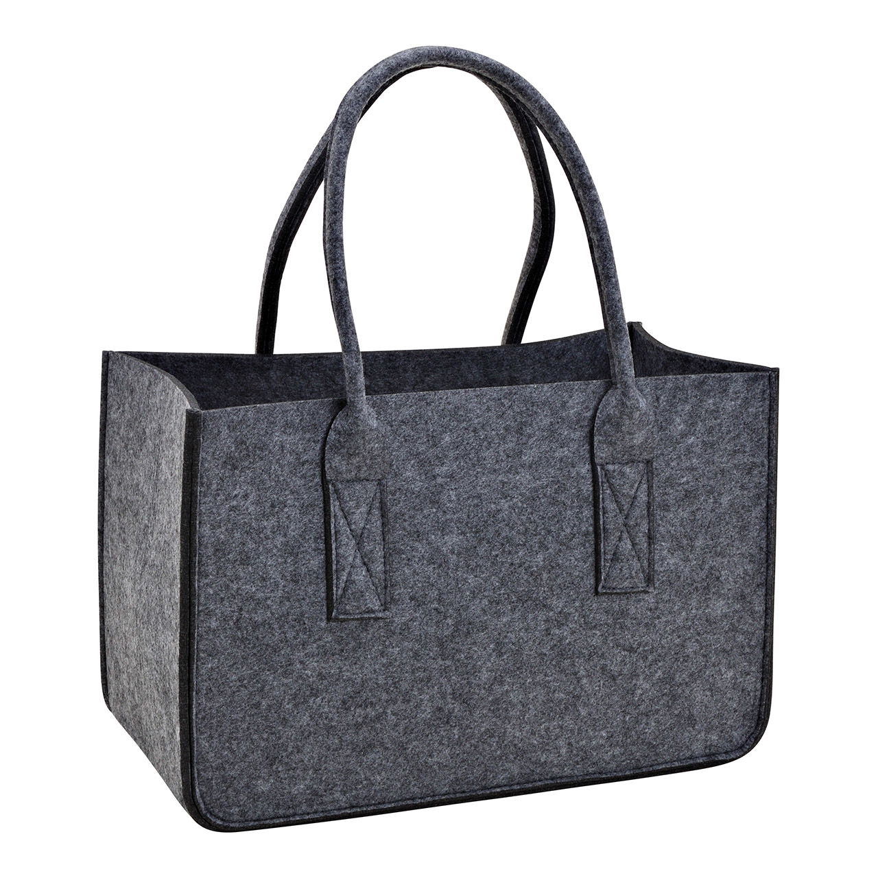 Tasche aus Filz mittel Grau (B/H/T) 38x25x19cm Tasche aus Filz mittel Grau (B/H/T) 38x25x19cm