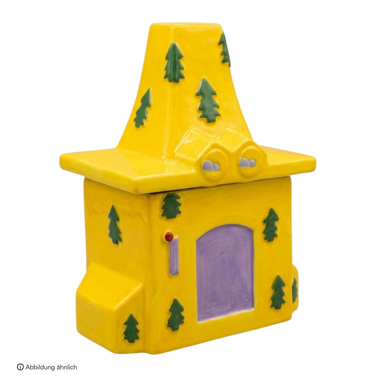 Spielhaus, Kinderhaus, Miniaturhaus, Gelb, Tannen