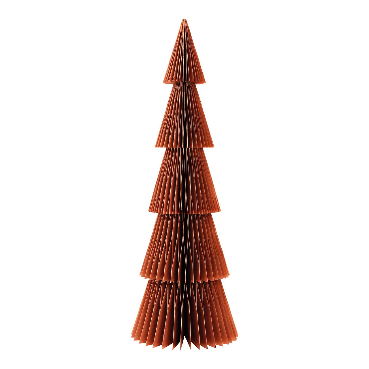 Présentoir Sapin Honeycomb en papier/carton brun (L/H/P) 20x60x20cm Papier