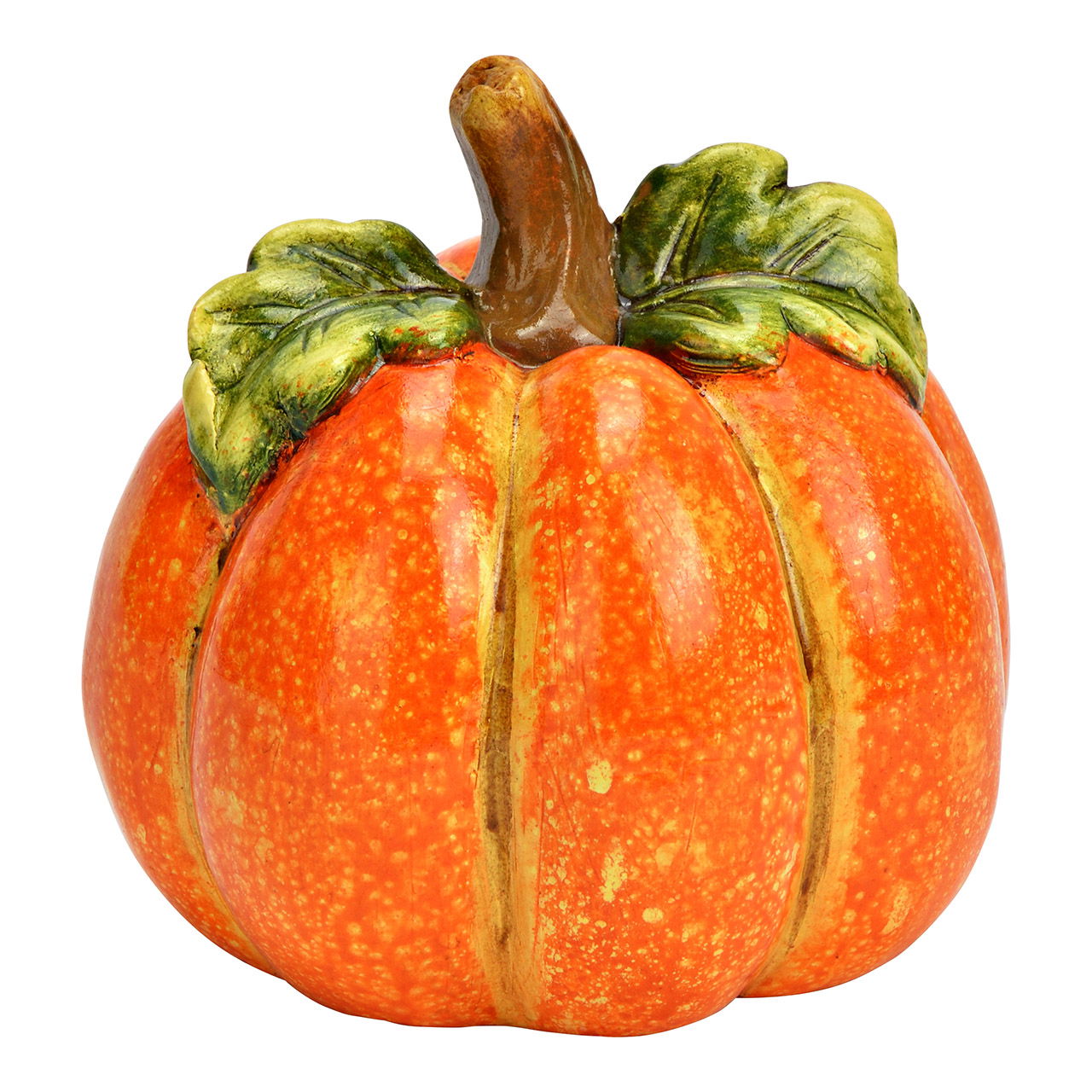 Figurita de calabaza de arcilla, naranja (A/A/P) 10x10x10cm