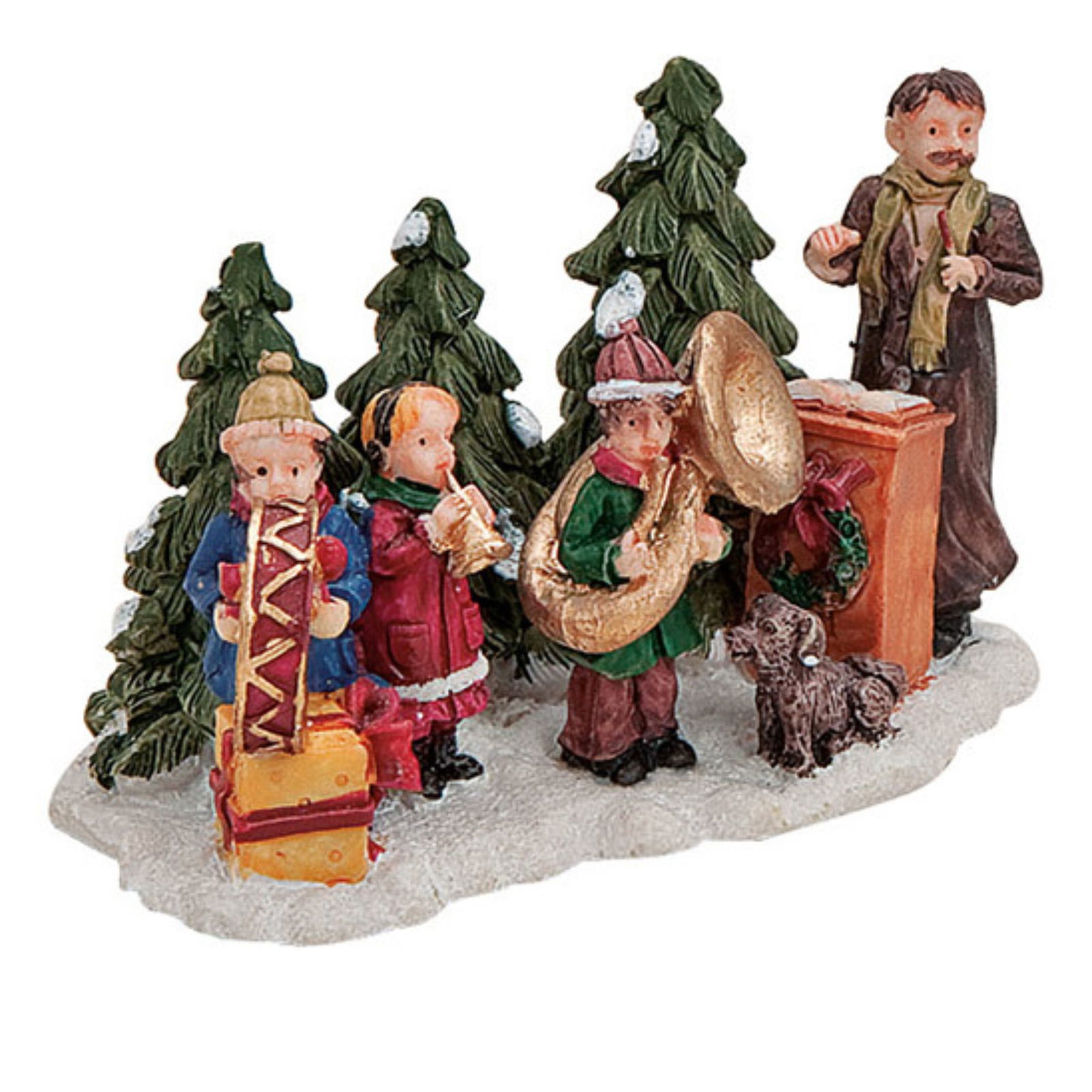 Weihnachts-Figuren-Gruppe aus Poly, B10 x T6 cm 2-fach sortiert. Person, Erwachsener, Weiblich, Frau, Figur