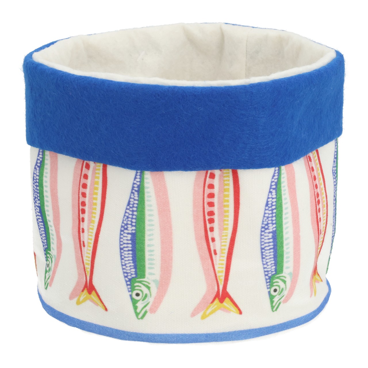 Schulterband, Babygürtel, Flachbandage, Fischmuster, WeißBlau