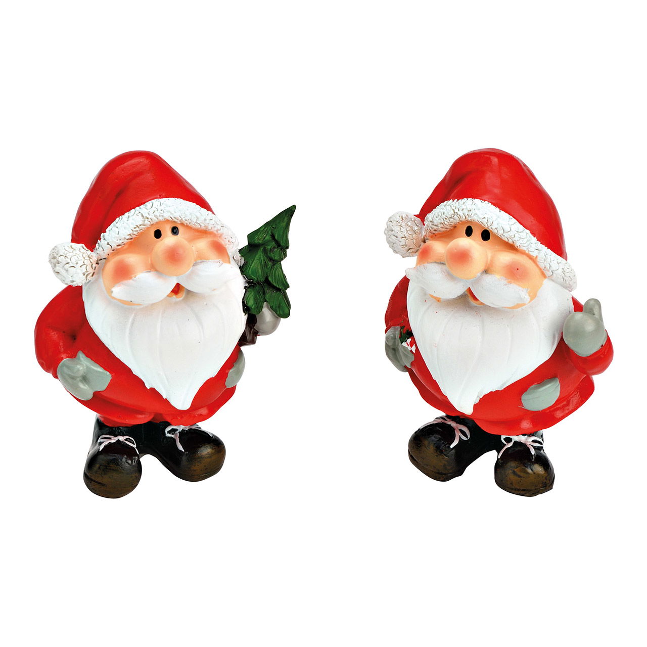 Babbo Natale in polietilene rosso 2 pieghe, (L/A/D) 6x8x4cm Babbo Natale in polietilene rosso 2 pieghe, (L/A/D) 6x8x4cm