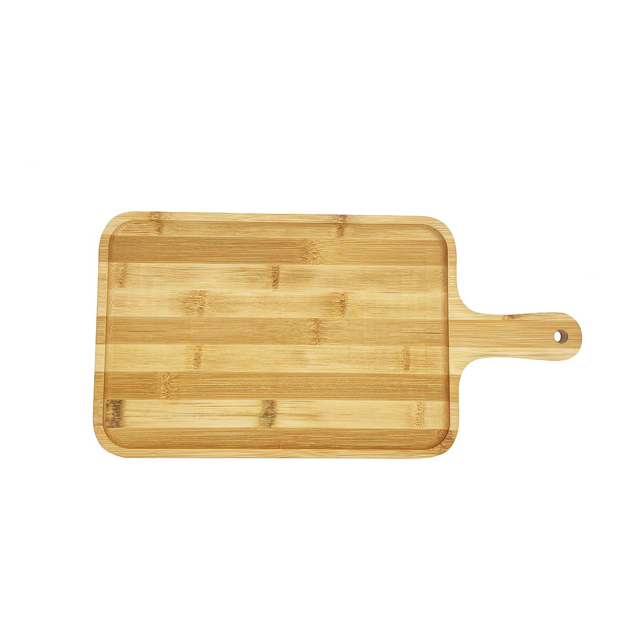 Bamboo serving board natural (W/H/D) 36x1x18cm