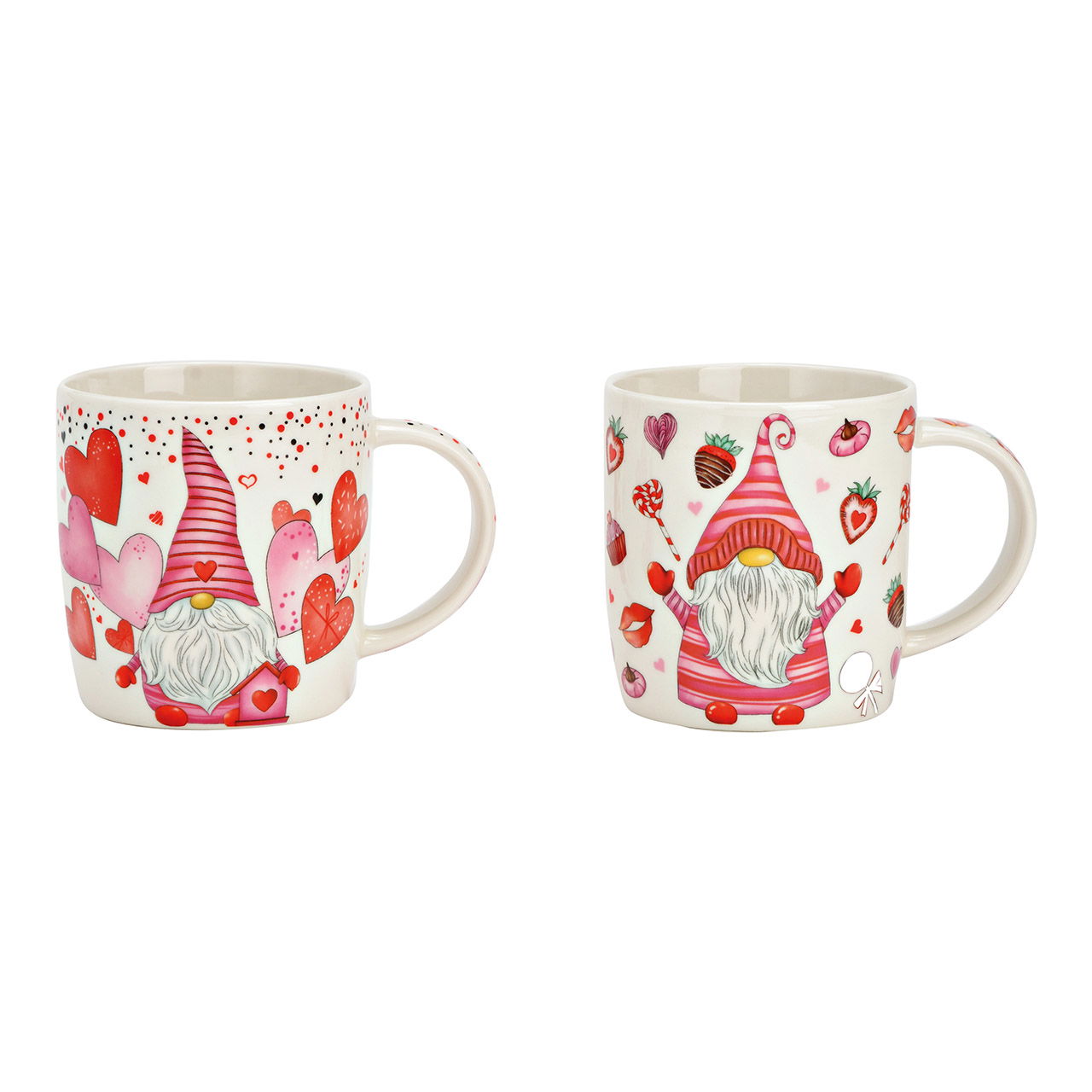 Porseleinen kaboutermok rood 2-voudig, (B/H/D) 13x10x8cm, 360 ml Porseleinen kaboutermok rood 2-voudig, (B/H/D) 13x10x8cm, 360 ml