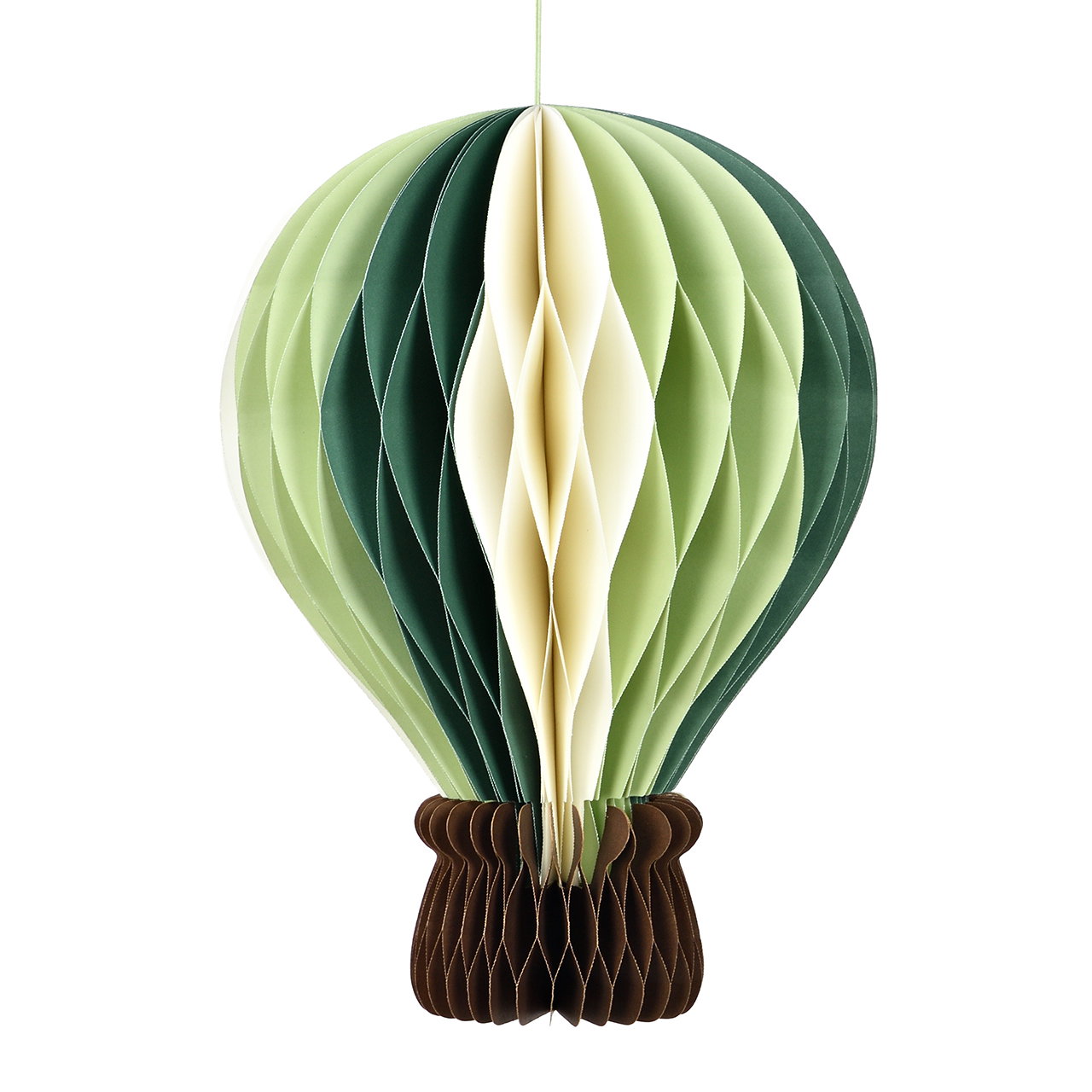 paper, hängedekoration, grün, ombre, ballonform