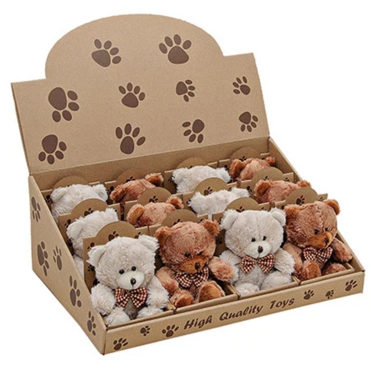 Plush toys, Teddy bear, Cuddle toy, Brown, Display box